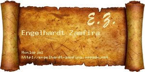 Engelhardt Zamfira névjegykártya